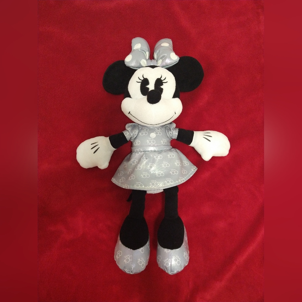 Disney Silver and Black 100 Years of Wonder Plush